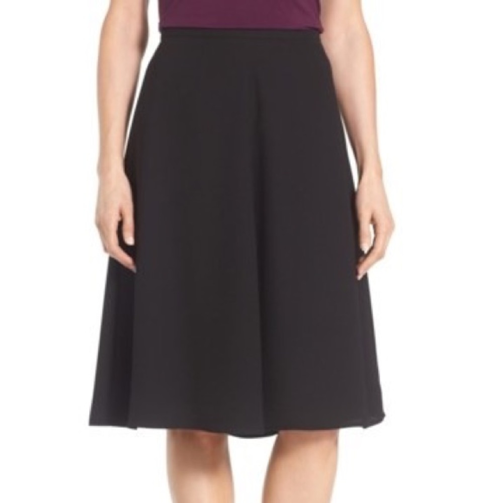 Vince Camuto Black Flare A-Line Skirt NWT